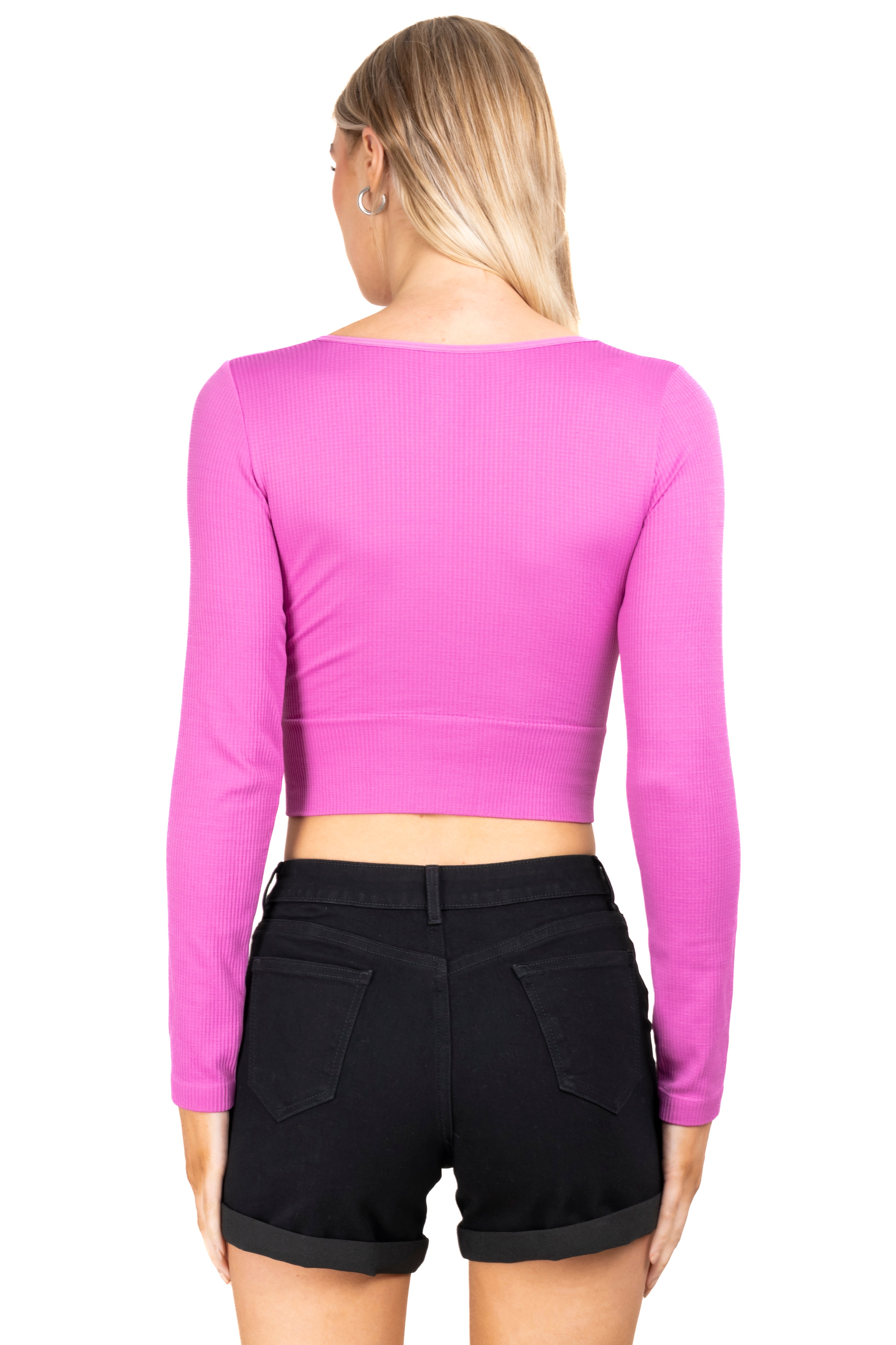 Top Crop Manga Seamless PINK