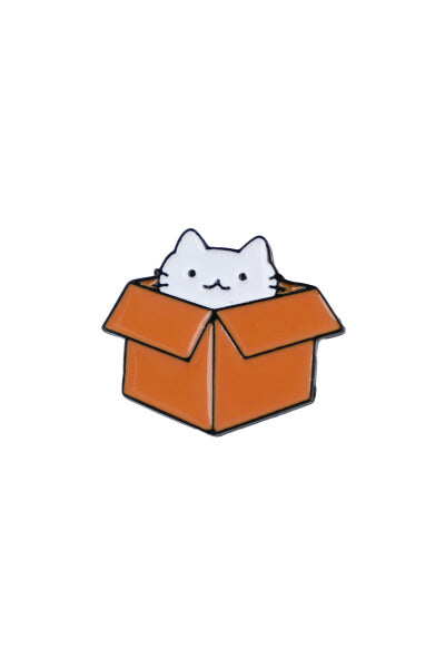 Pin Gatito Caja CAFE