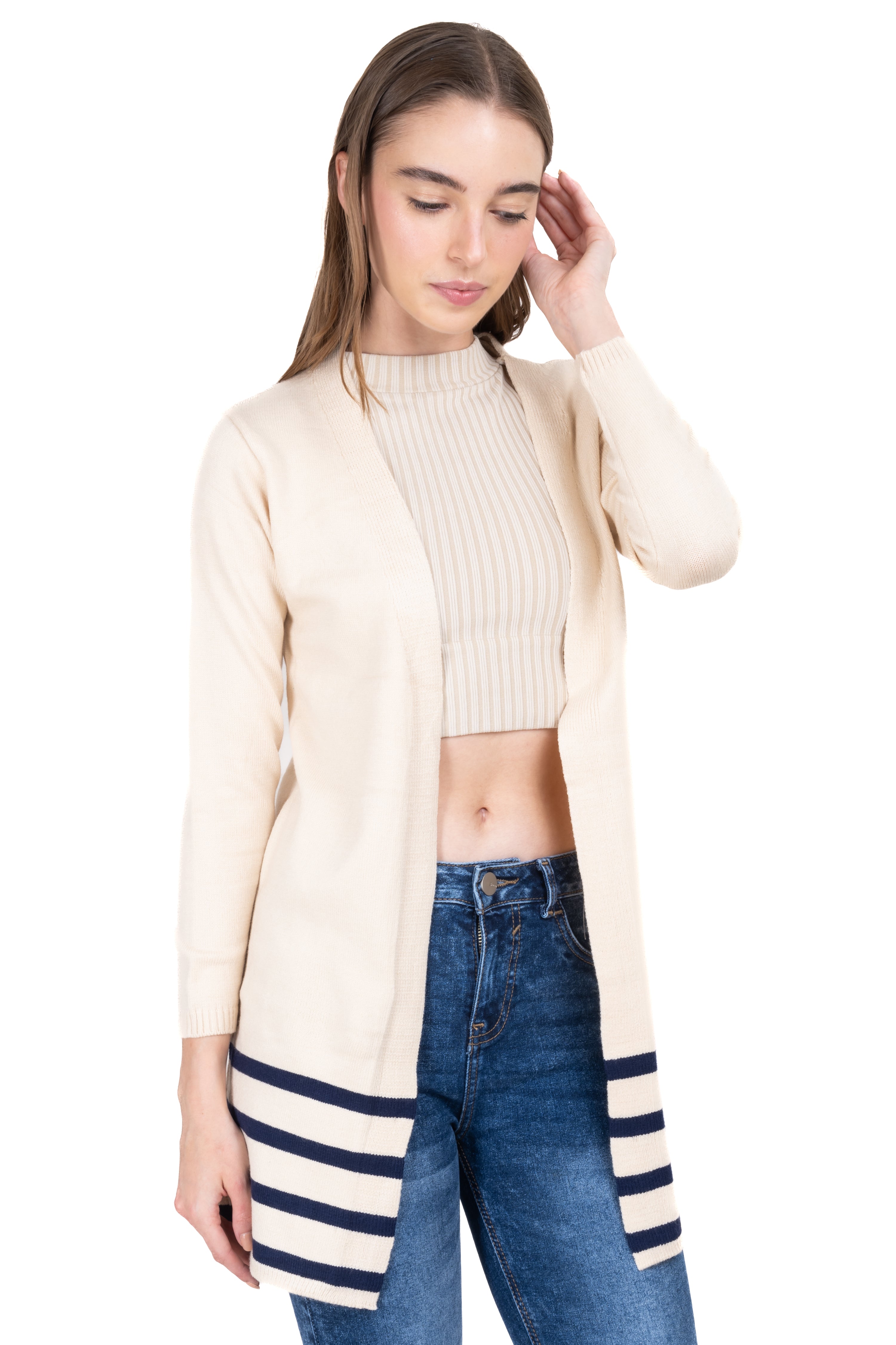 Cardigan Long Fabricas CREAM