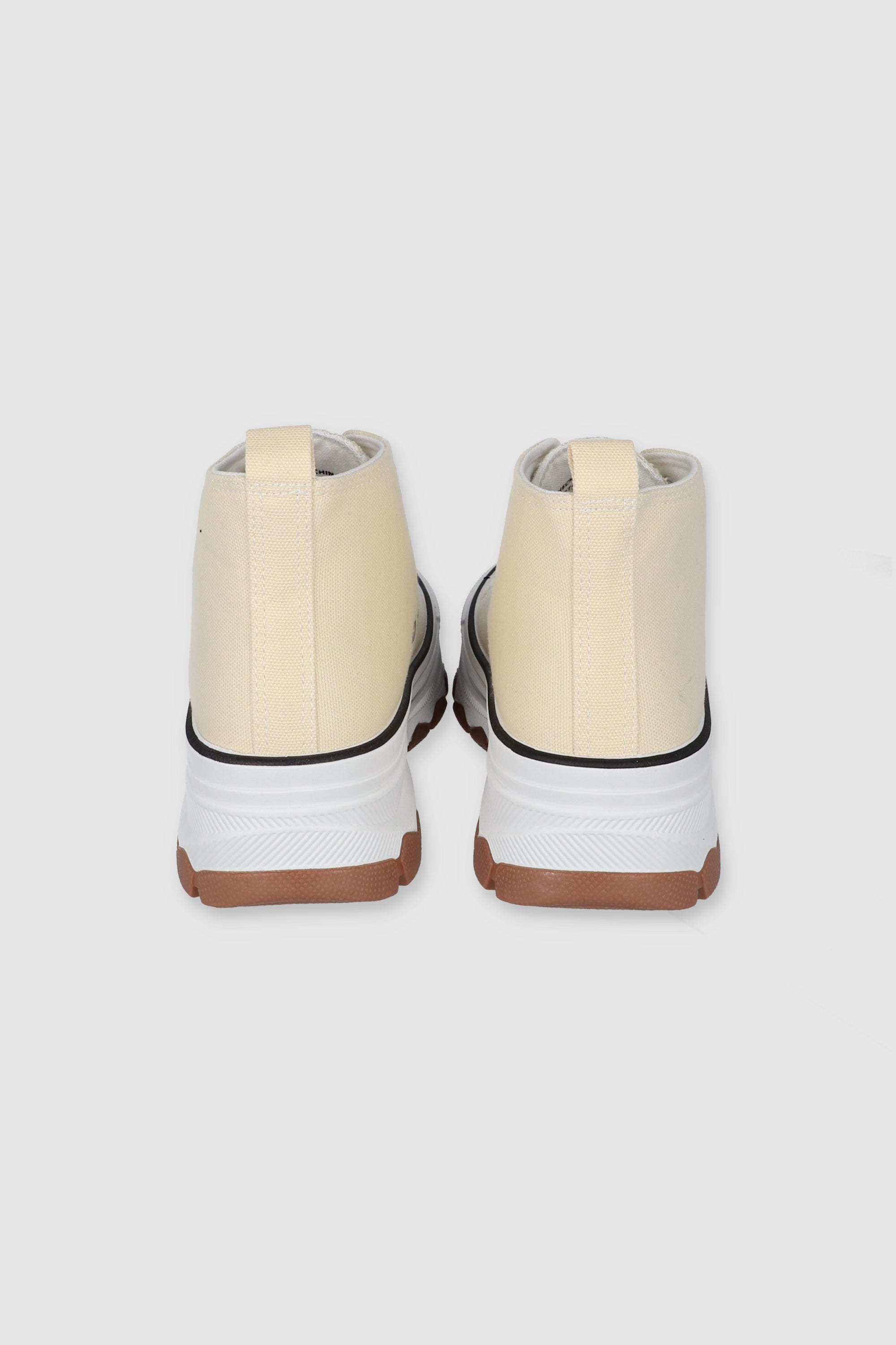 TENIS CANVAS SUELA TRACK BEIGE