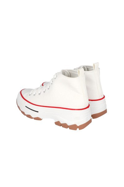 Tenis Canvas Suela Track BLANCO