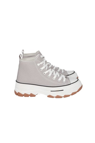 Tenis Canvas Suela Track GRIS