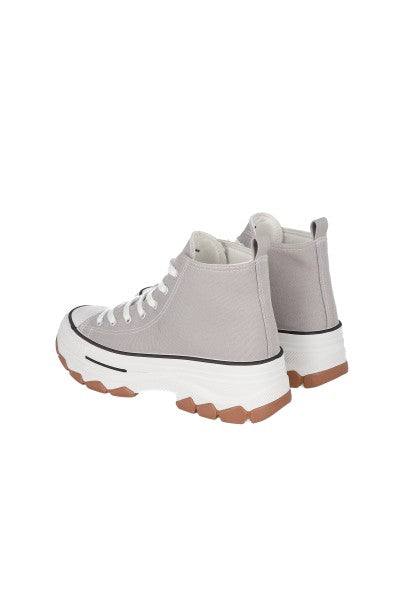 Tenis Canvas Suela Track GRIS