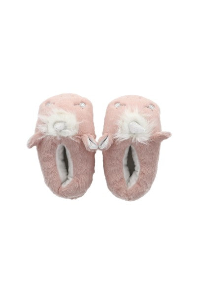 Pantuflas unicornio peluche PALO DE ROSA