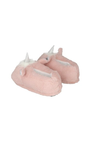 Pantuflas unicornio peluche PALO DE ROSA