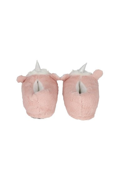 Pantuflas unicornio peluche PALO DE ROSA