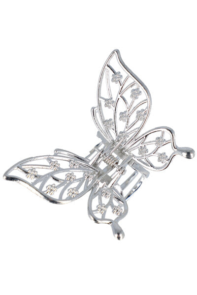 Butterfly metal clamp SILVER