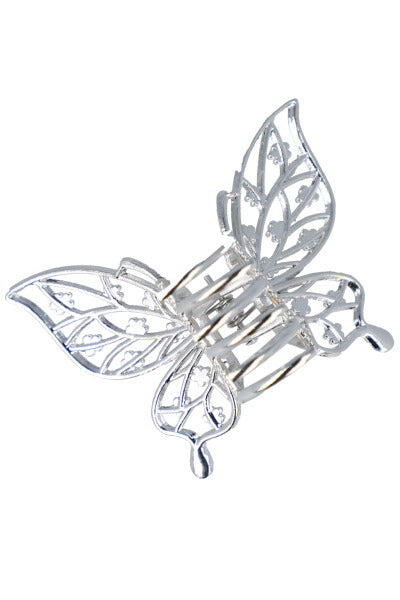 Butterfly metal clamp SILVER