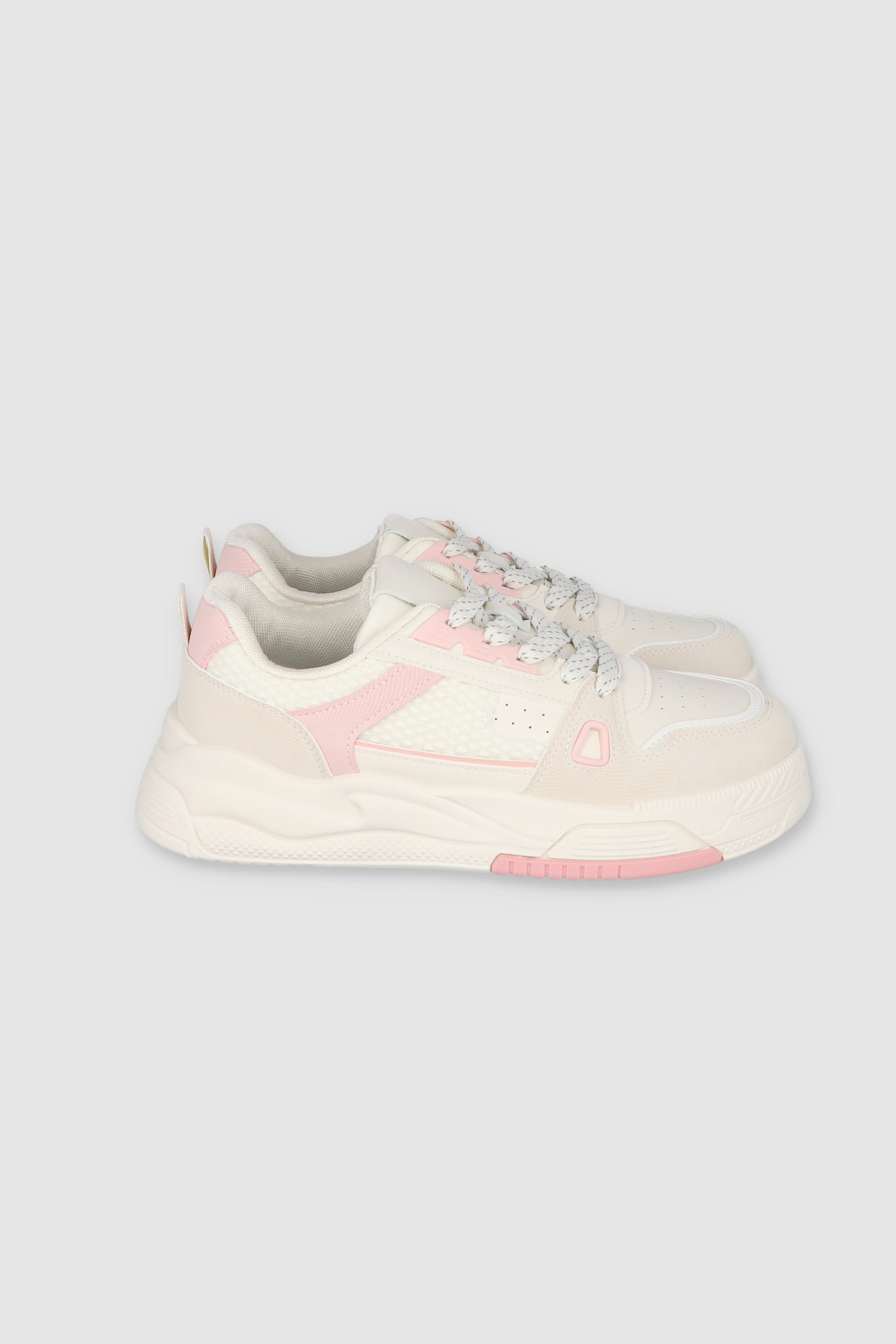 Tenis Perforados Contrastes BLUSH