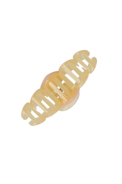 Midi Curved heart clamp BEIGE