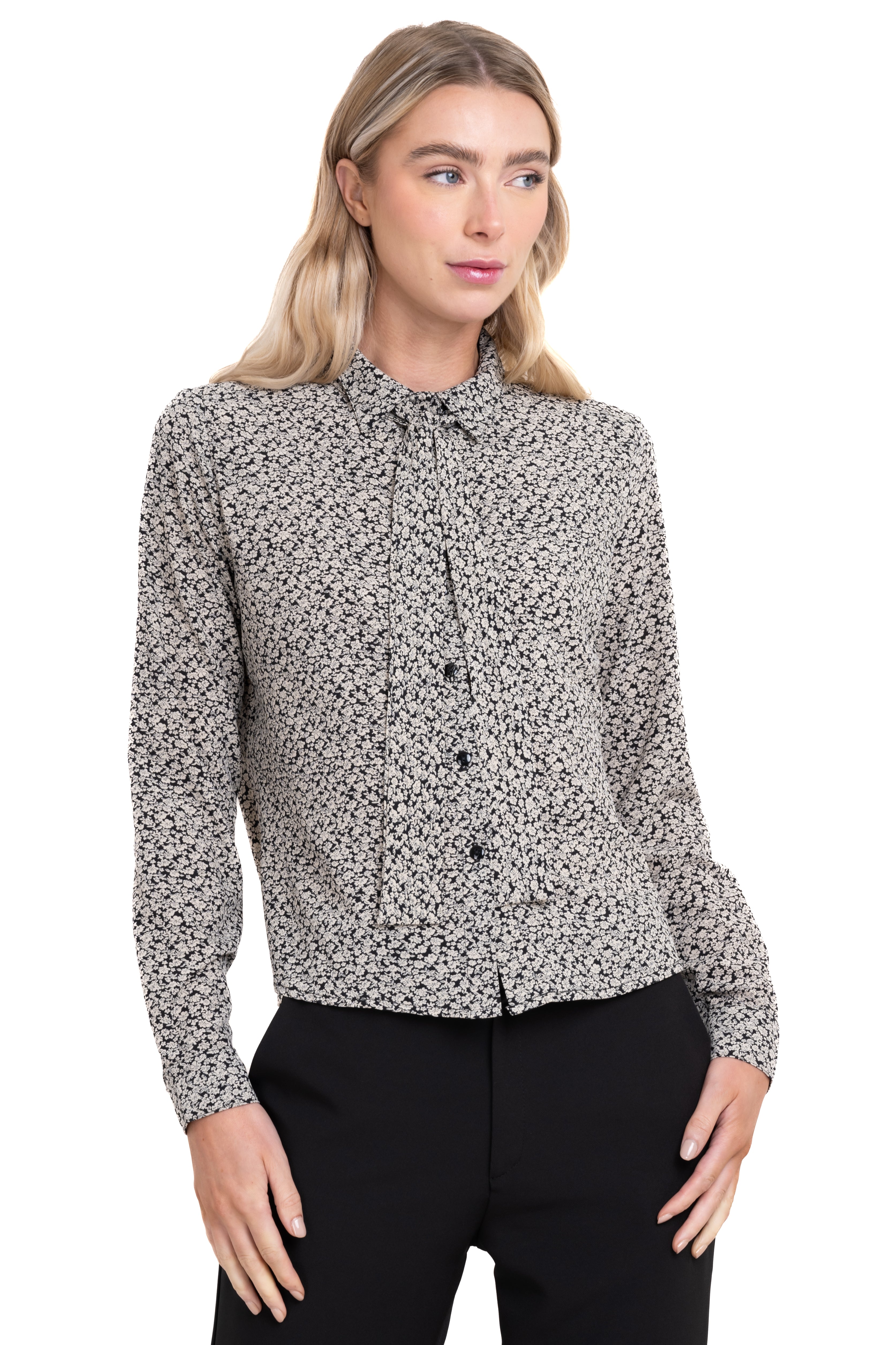 Camisa Cie Flores Black Combo