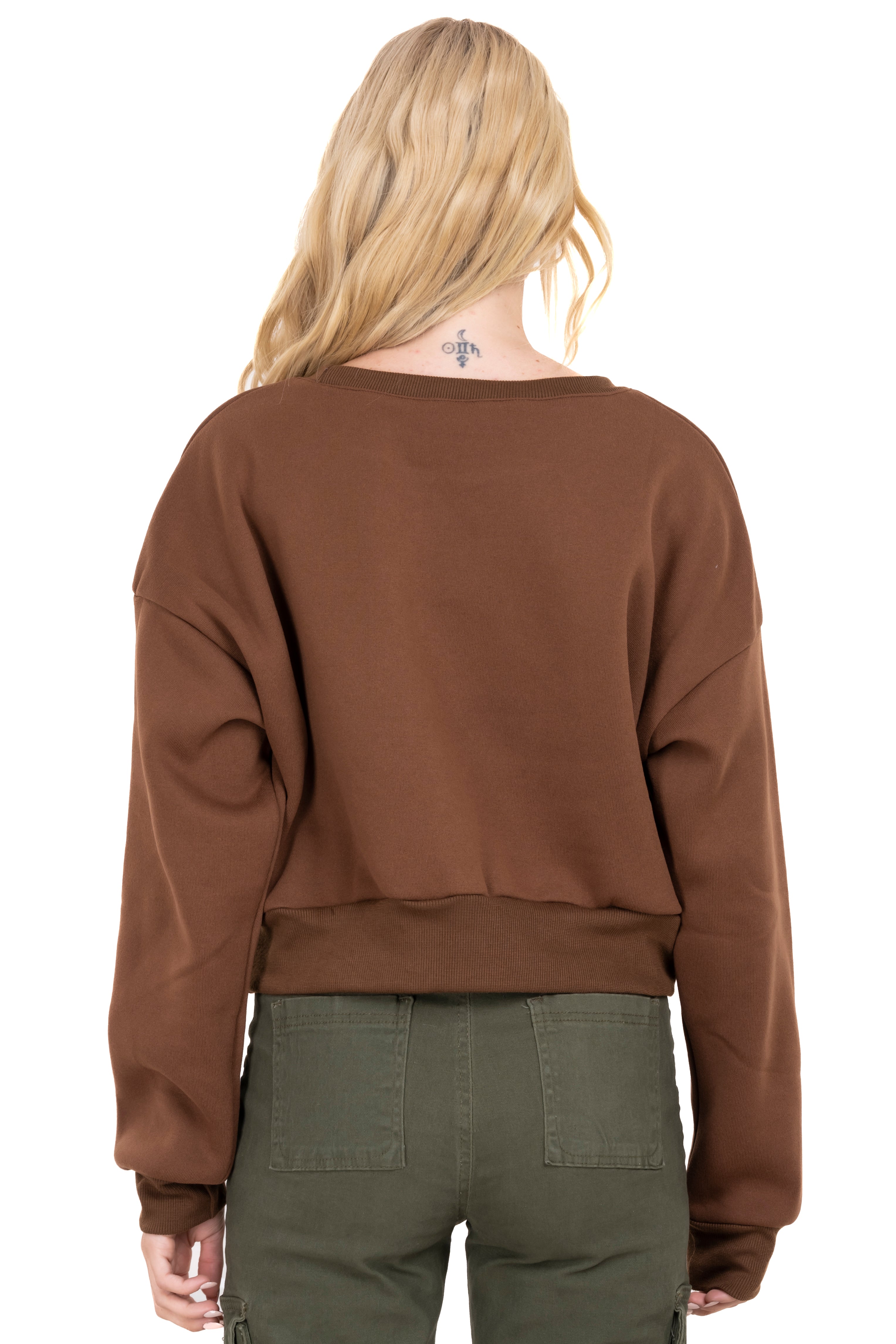 London Lisa sweatshirt Dark coffee