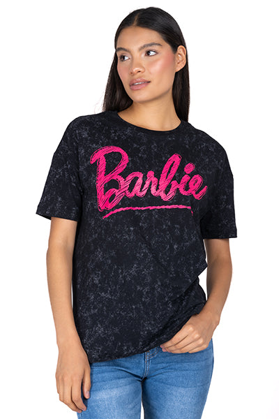 Playera acid wash Barbie ACID WASH