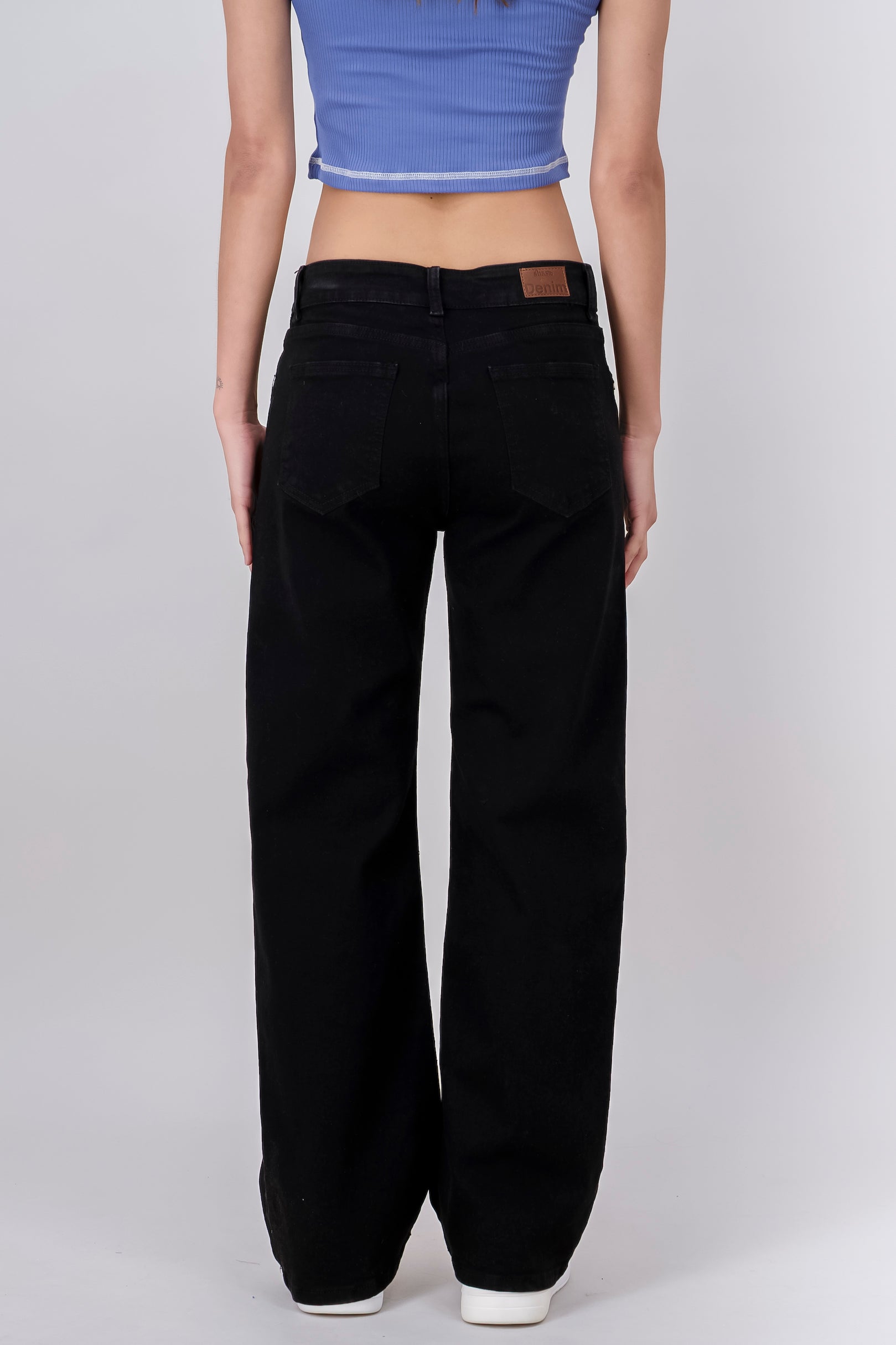 Straight Jeans worn BLACK