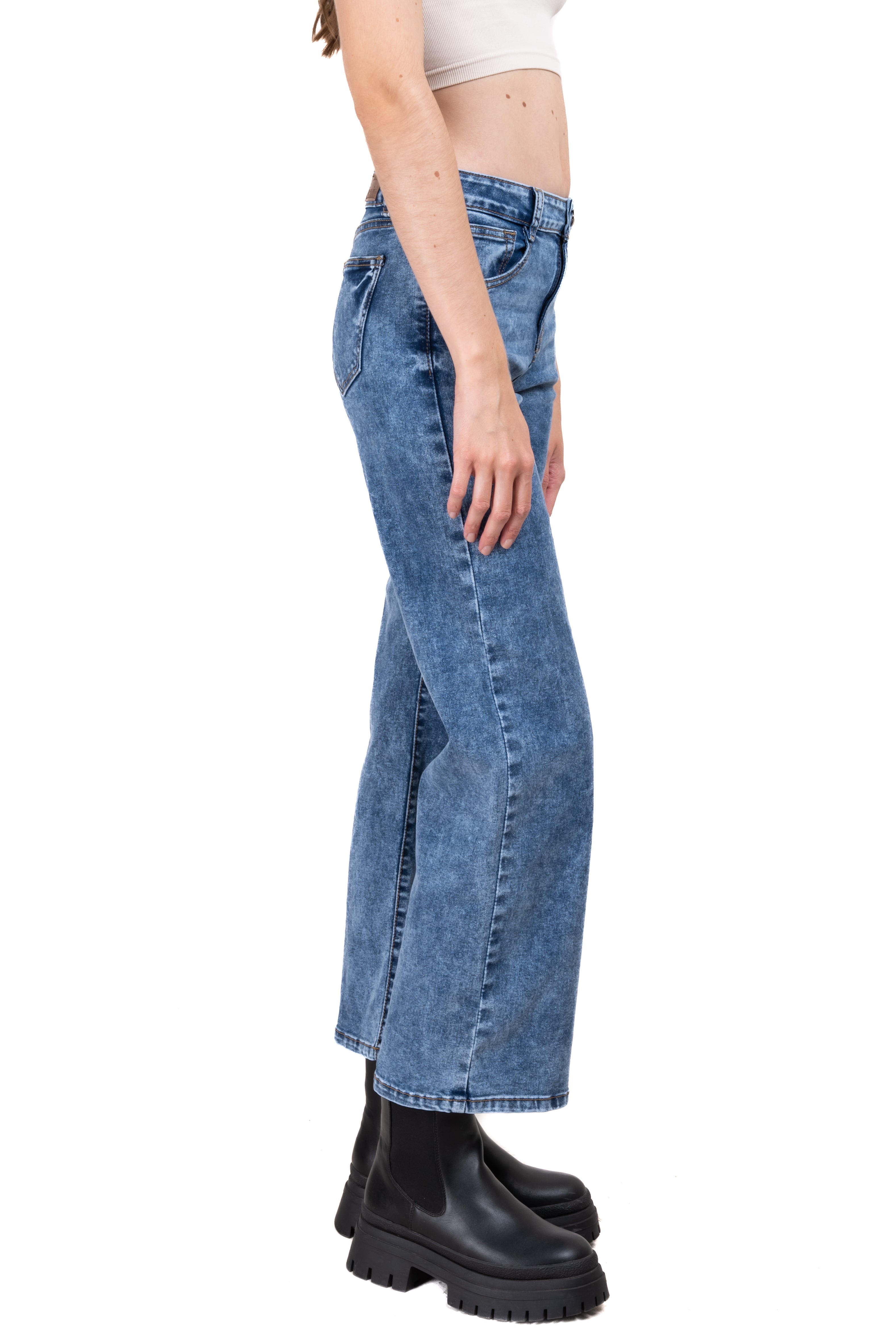 Straight Jeans worn Medium acid