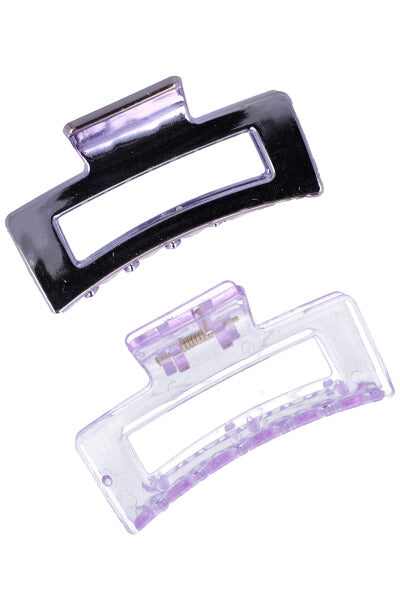 Set 2 pieces rectangular clamp PURPLE