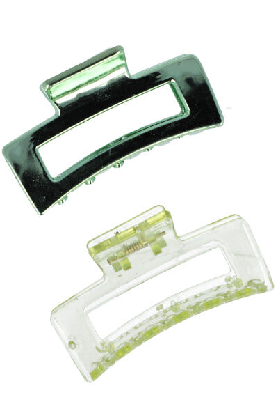 Set 2 pieces rectangular clamp GREEN