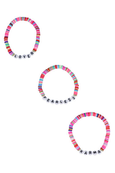 Set 3 Friendship bracelets MULTICOLORED