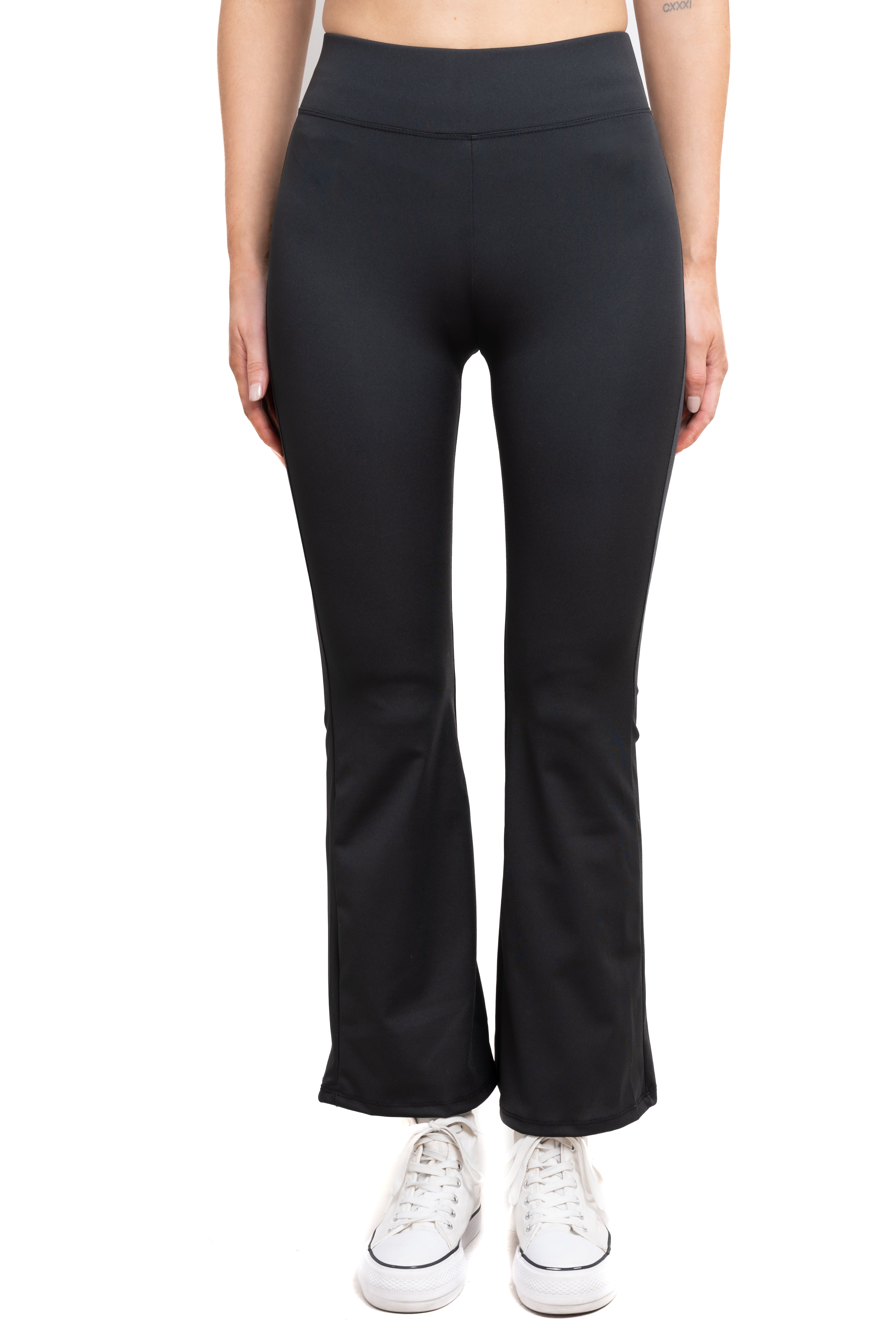 Leggings flared seamless NEGRO