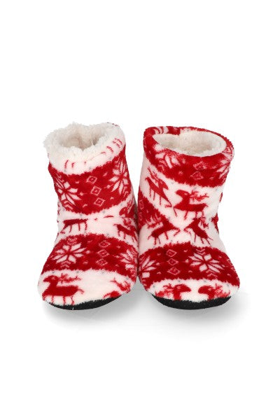 Pantucalcetas Christmas Boot RED