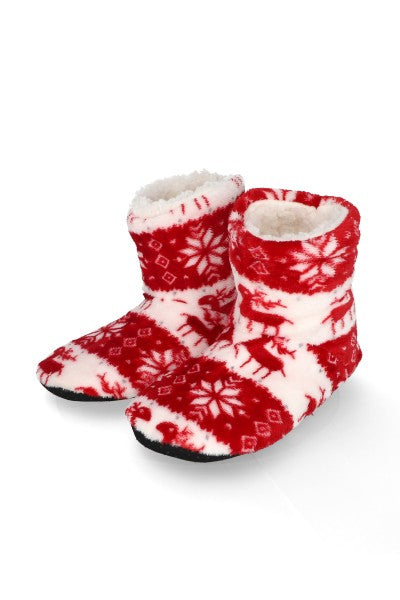 Pantucalcetas Christmas Boot RED