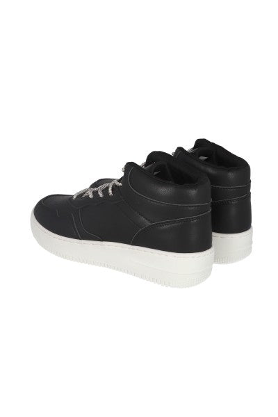 TENIS BOTA AGUJETA BRILLOS NEGRO