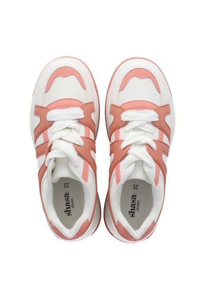 TENIS REDONDEADO AGUJETA ZIGZAG BLUSH