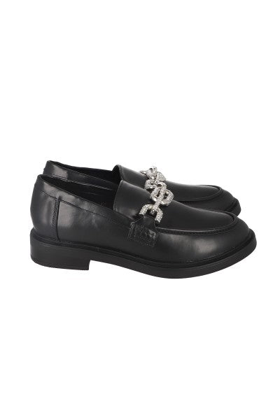 LOAFER HEBILLA BRILLOS NEGRO