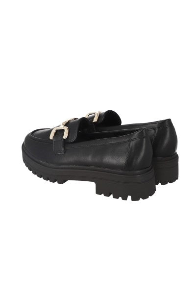 Loafers chunky hebillas NEGRO