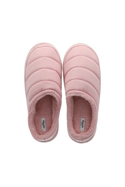 Pantuflas acolchadas sherpa PALO DE ROSA