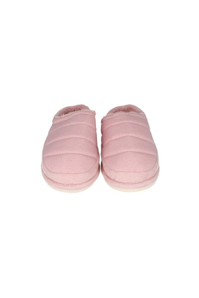 Pantuflas acolchadas sherpa PALO DE ROSA