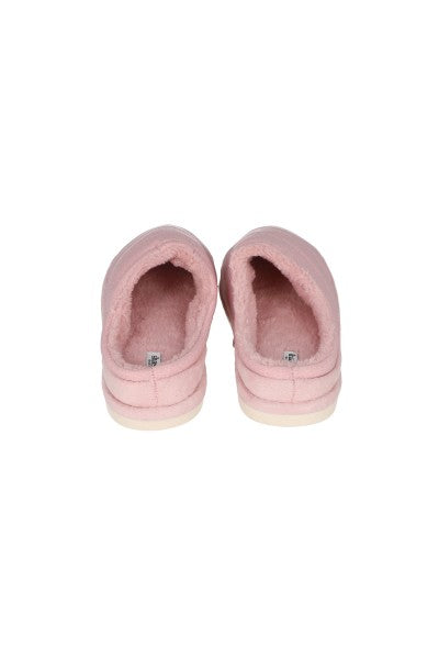 Pantuflas acolchadas sherpa PALO DE ROSA