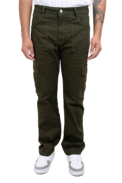 Straight pants Bags Cargo OLIVE