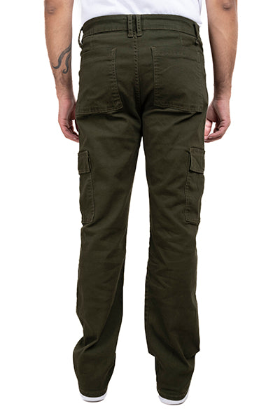 Straight pants Bags Cargo OLIVE