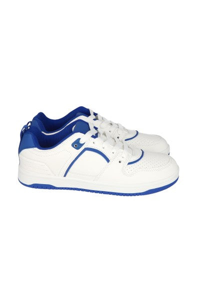 TENIS CASUAL PERFORADO DETALLES AZUL