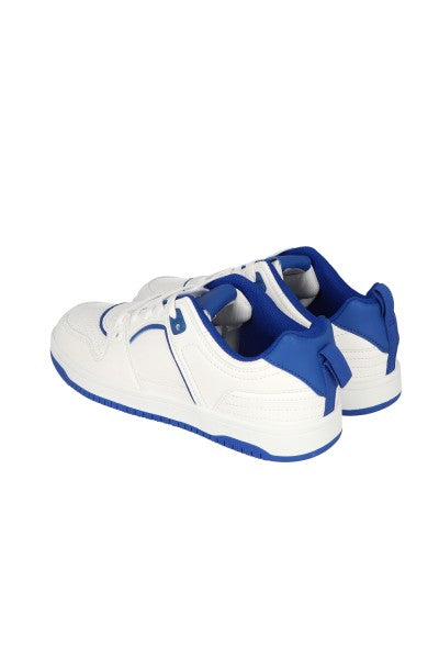 TENIS CASUAL PERFORADO DETALLES AZUL