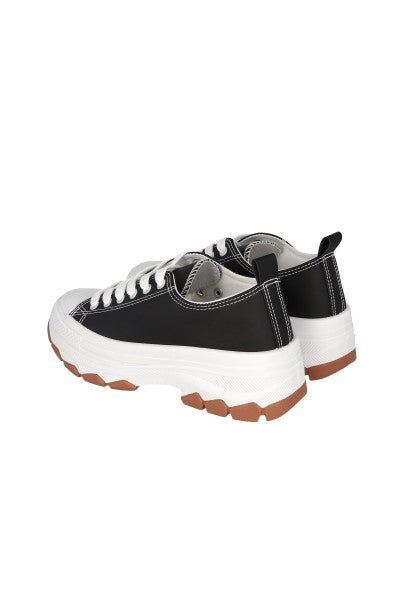 TENIS PU SUELA TRACK NEGRO