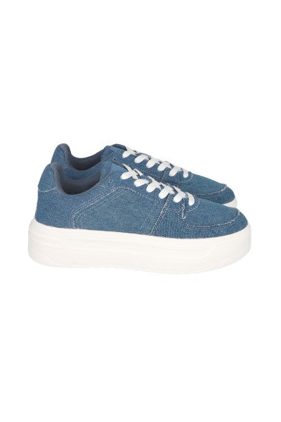 Tenis retro plataforma sencillo MEDIUM WASH