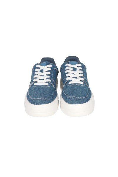 Tenis retro plataforma sencillo MEDIUM WASH