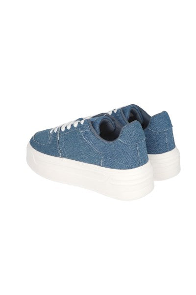 Tenis retro plataforma sencillo MEDIUM WASH