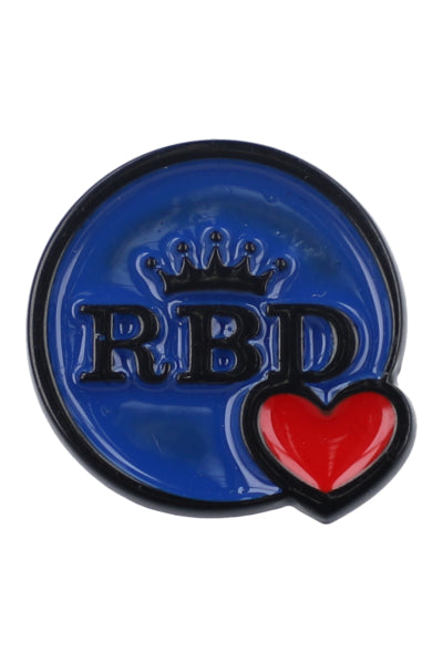 Pin RBD corazón AZUL