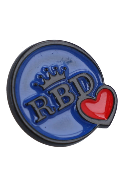 Pin RBD corazón AZUL