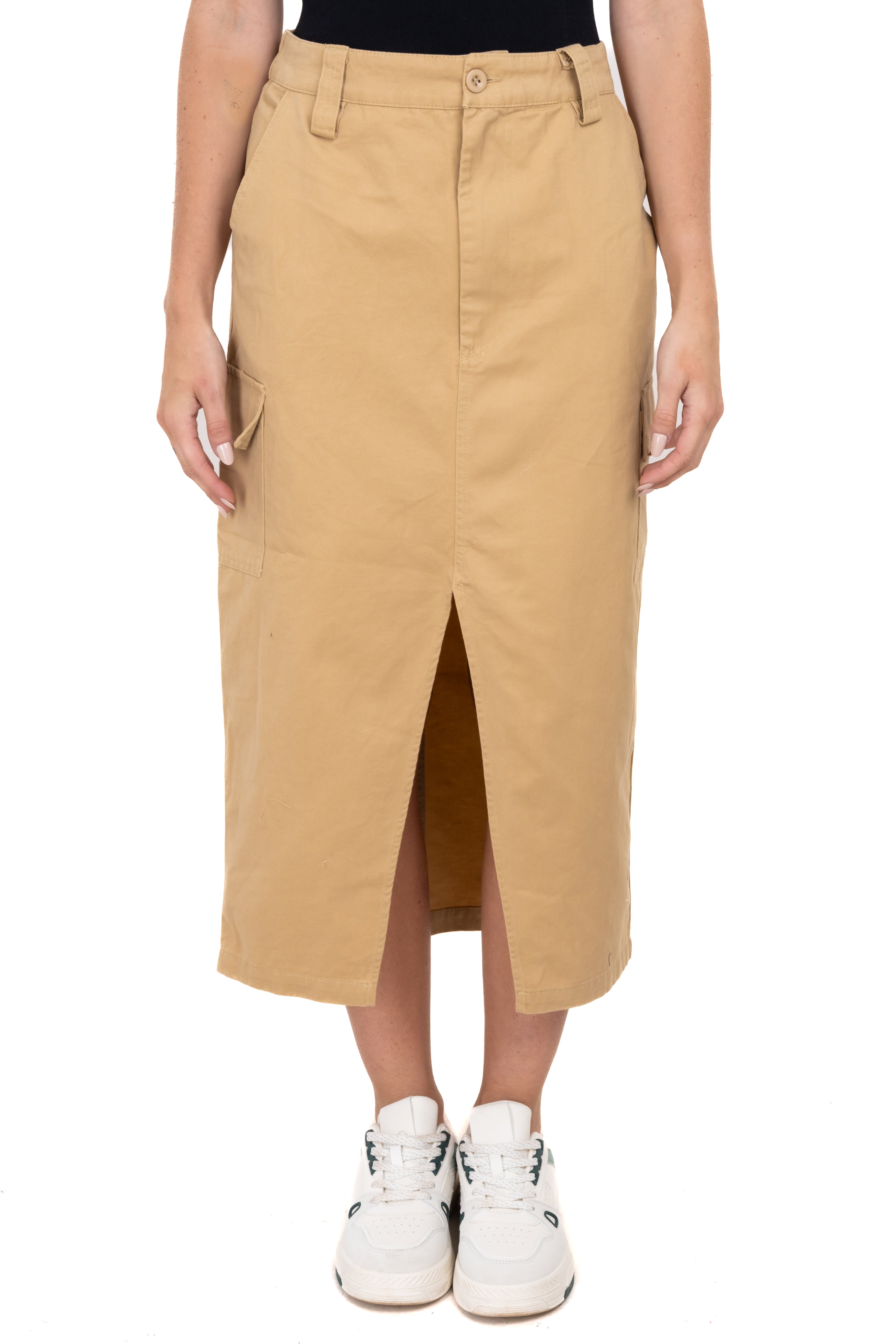 Maxi skirt Bags Cargo Khaki