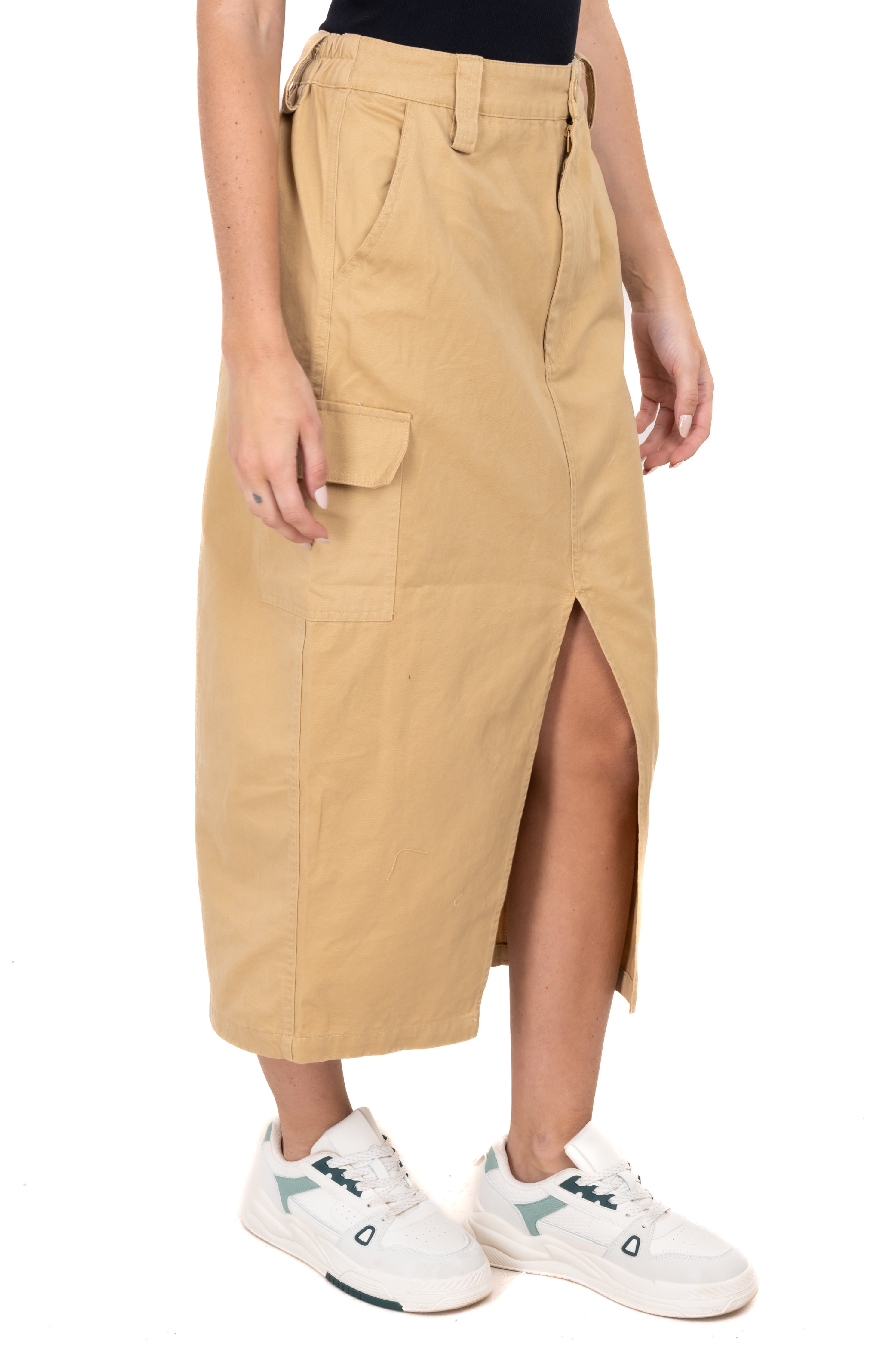 Maxi skirt Bags Cargo Khaki