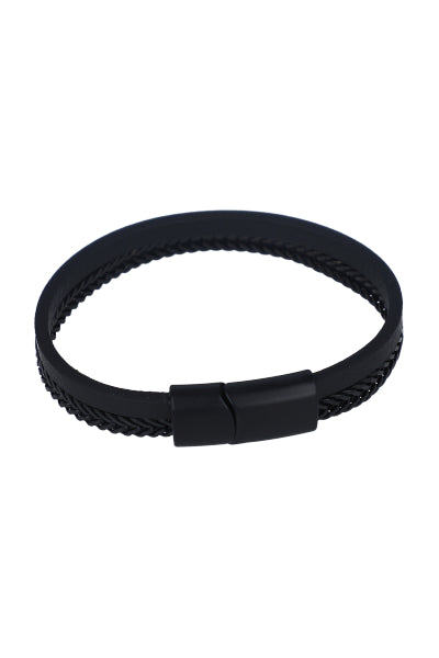 Pulsera efecto piel NEGRO