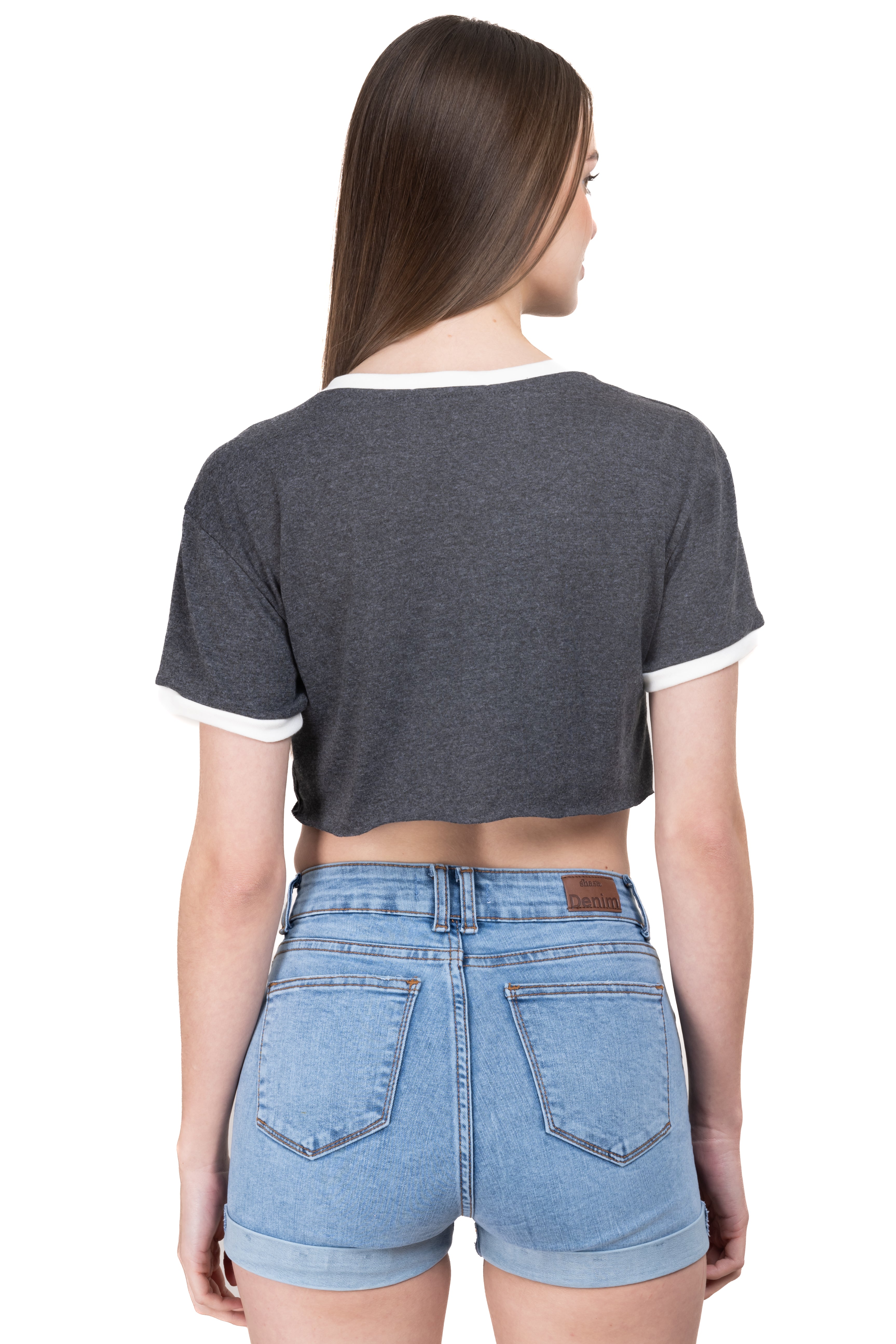 CROP New York shirt Dark gray