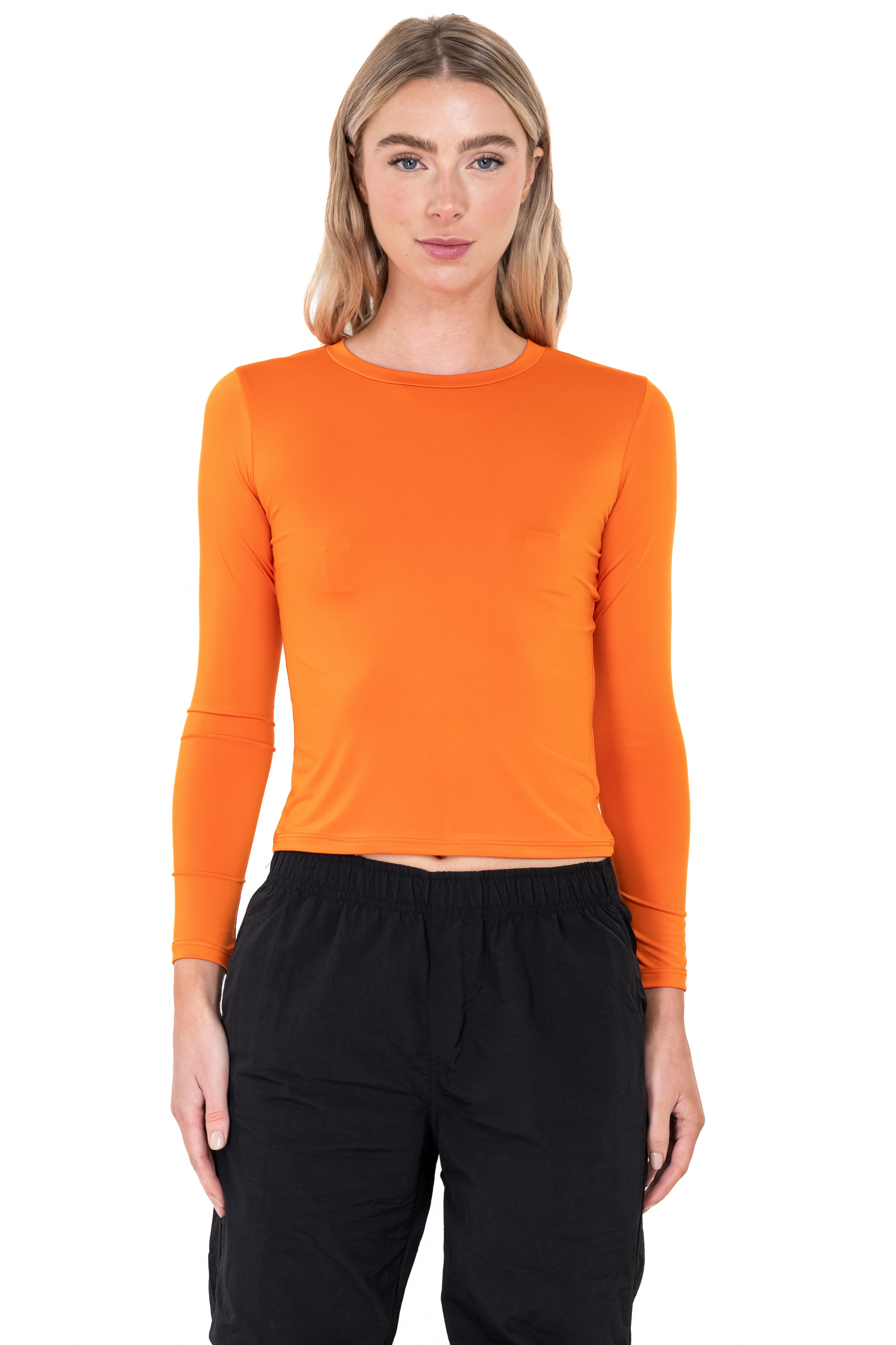 Long Smooth Top Bright orange