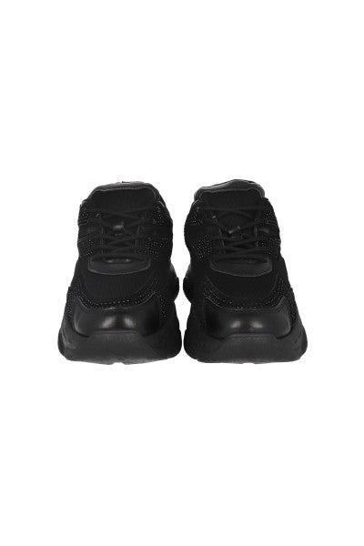 TENIS RUNNER CHUNKY BRILLOS NEGRO