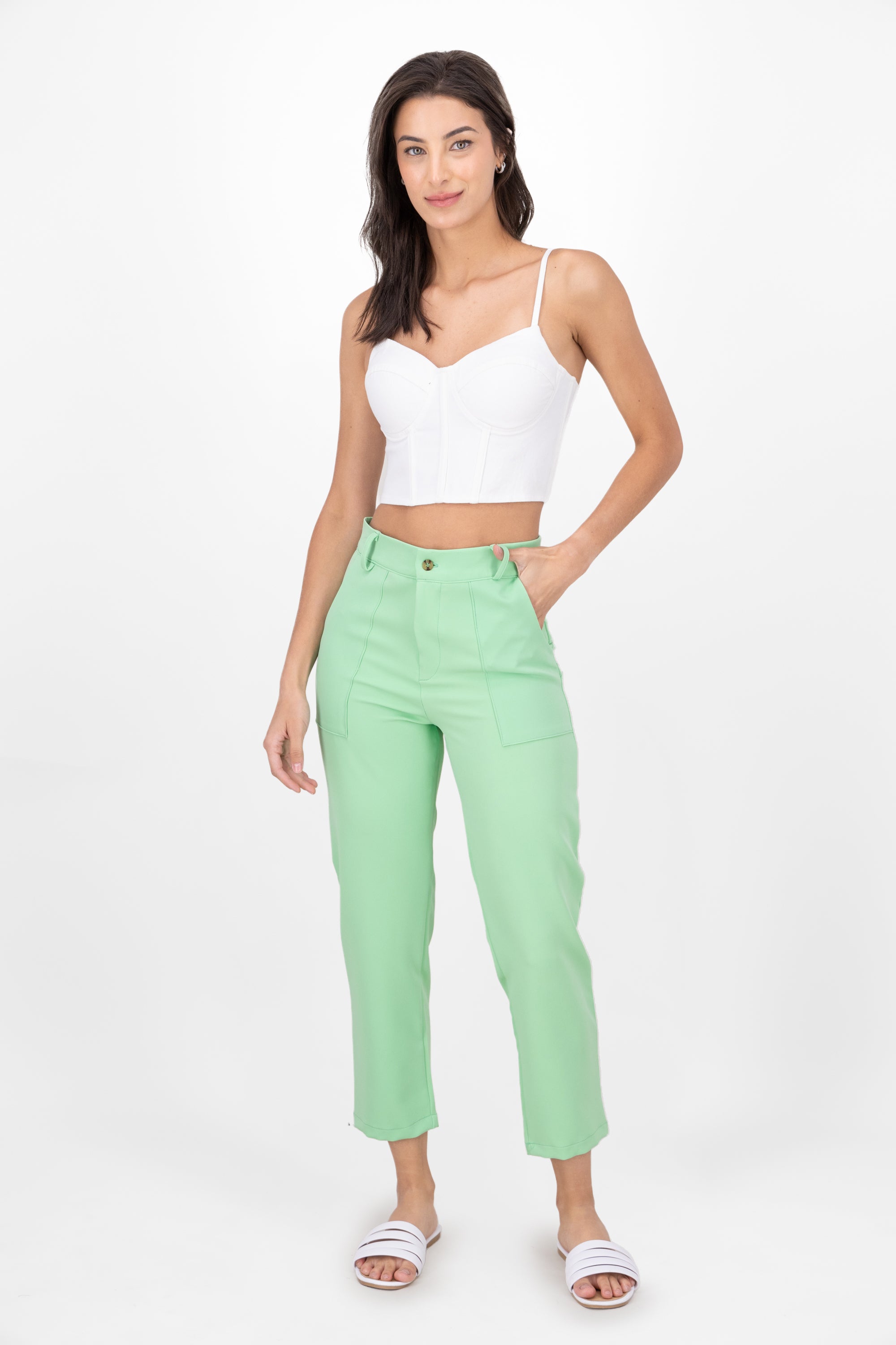 High waist pants bags MINT