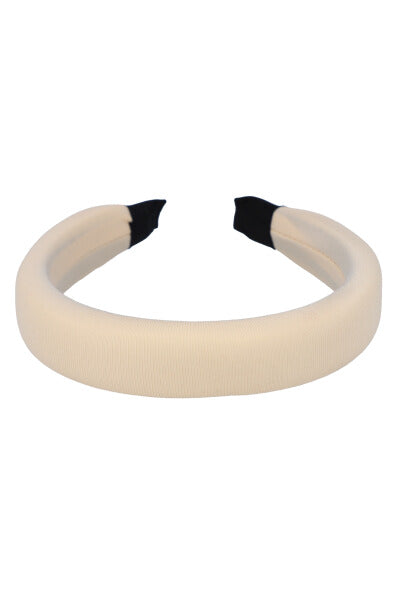 Diadema ancha tejido suave BEIGE